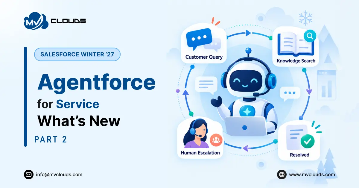 Salesforce Winter ’27 Agentforce for Service: What’s New (Part - 2)